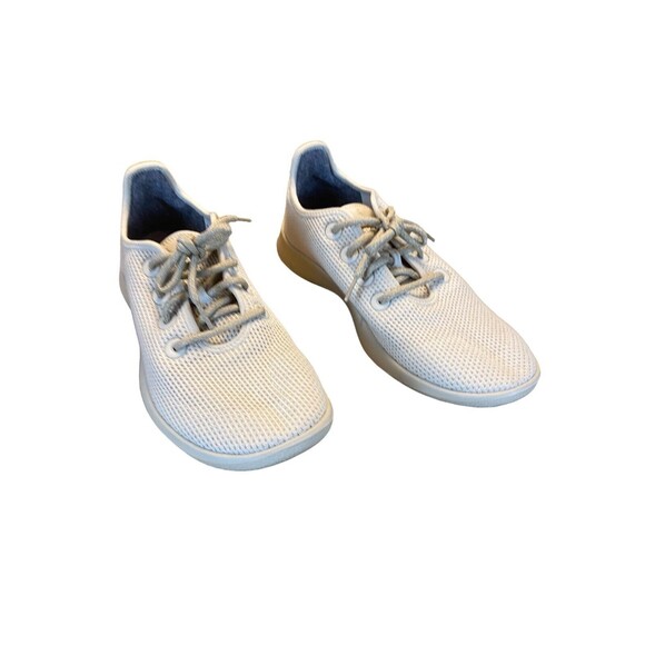 Allbirds Tree Runners Sneakers Womens Size 10 White Mesh Air Dry Lace Up Low Top - Picture 2 of 16